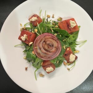 Watermelon Arugula Salad